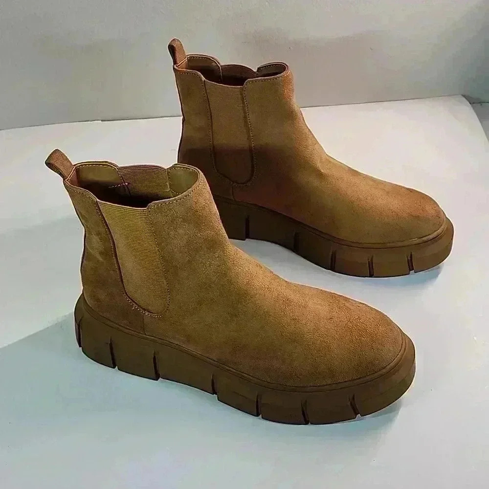 Bp Niya sole Chelsea Boot in cognac size 7.5 - Picture 9 of 10